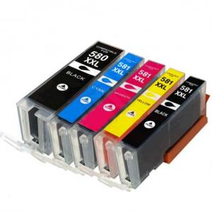 Avec notre Pack de 5 cartouches CANON PGI-580 XXL / CLI-581 XXL compatible vos impressions de rapports, plans et photos sont de résolution optimale